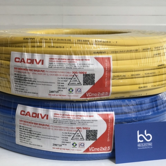 DÂY ĐIỆN CADIVI 2.5