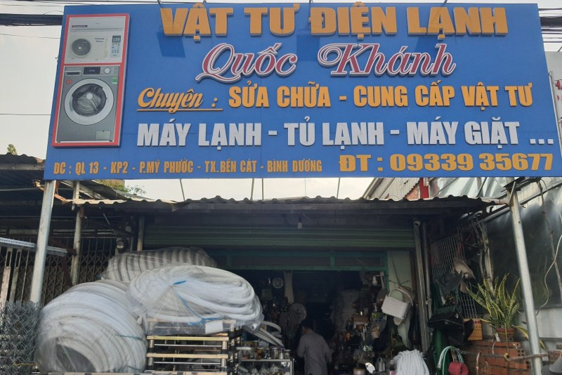 lap dat may giat o binh duong