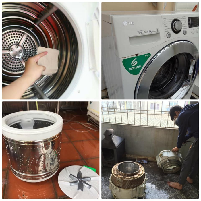 sửa chữa máy giặt tại nhà Bình Dương
