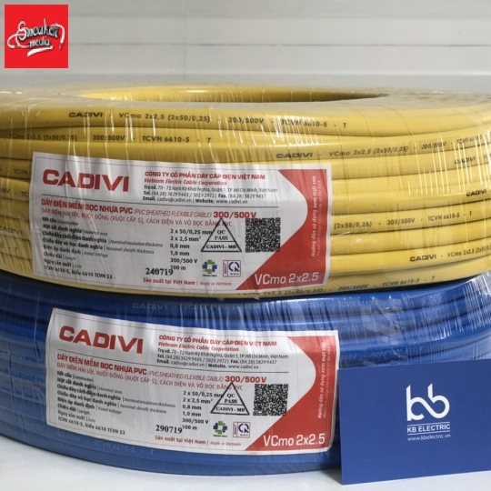 DÂY ĐIỆN CADIVI 2.5